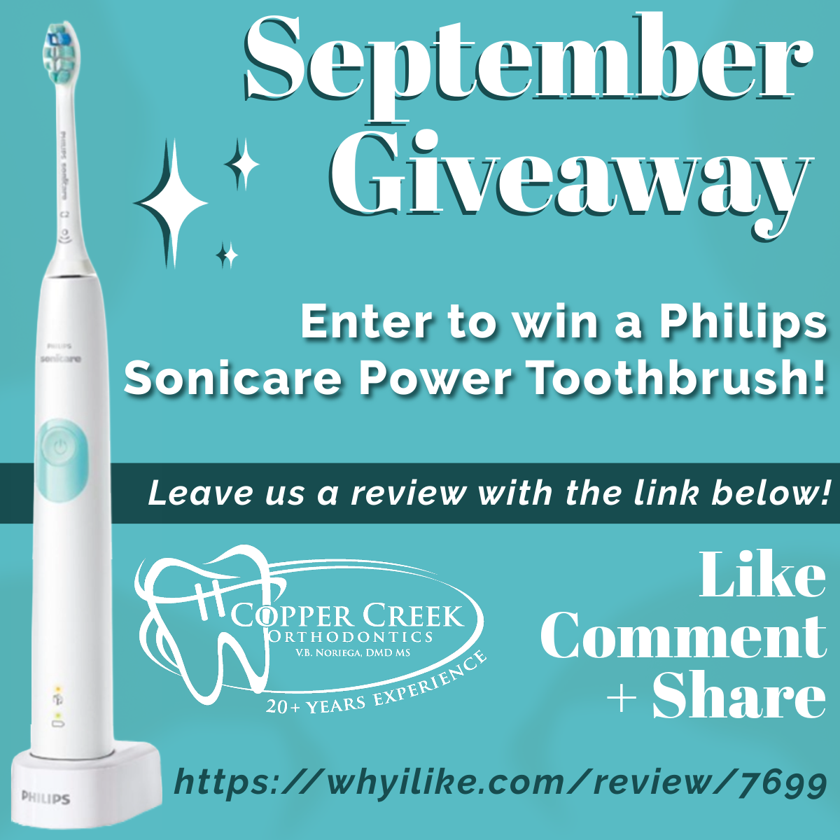 toothbrush giveaway