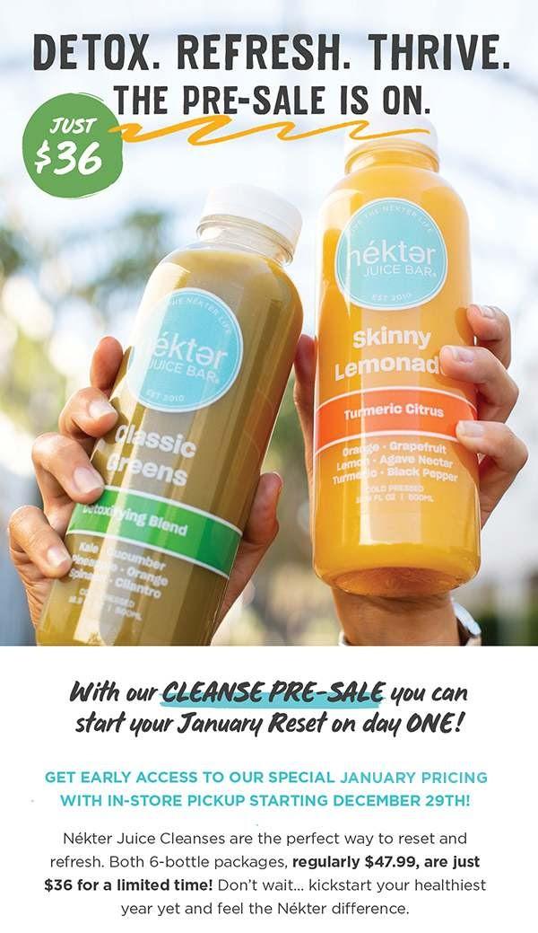 Cleanse Sale