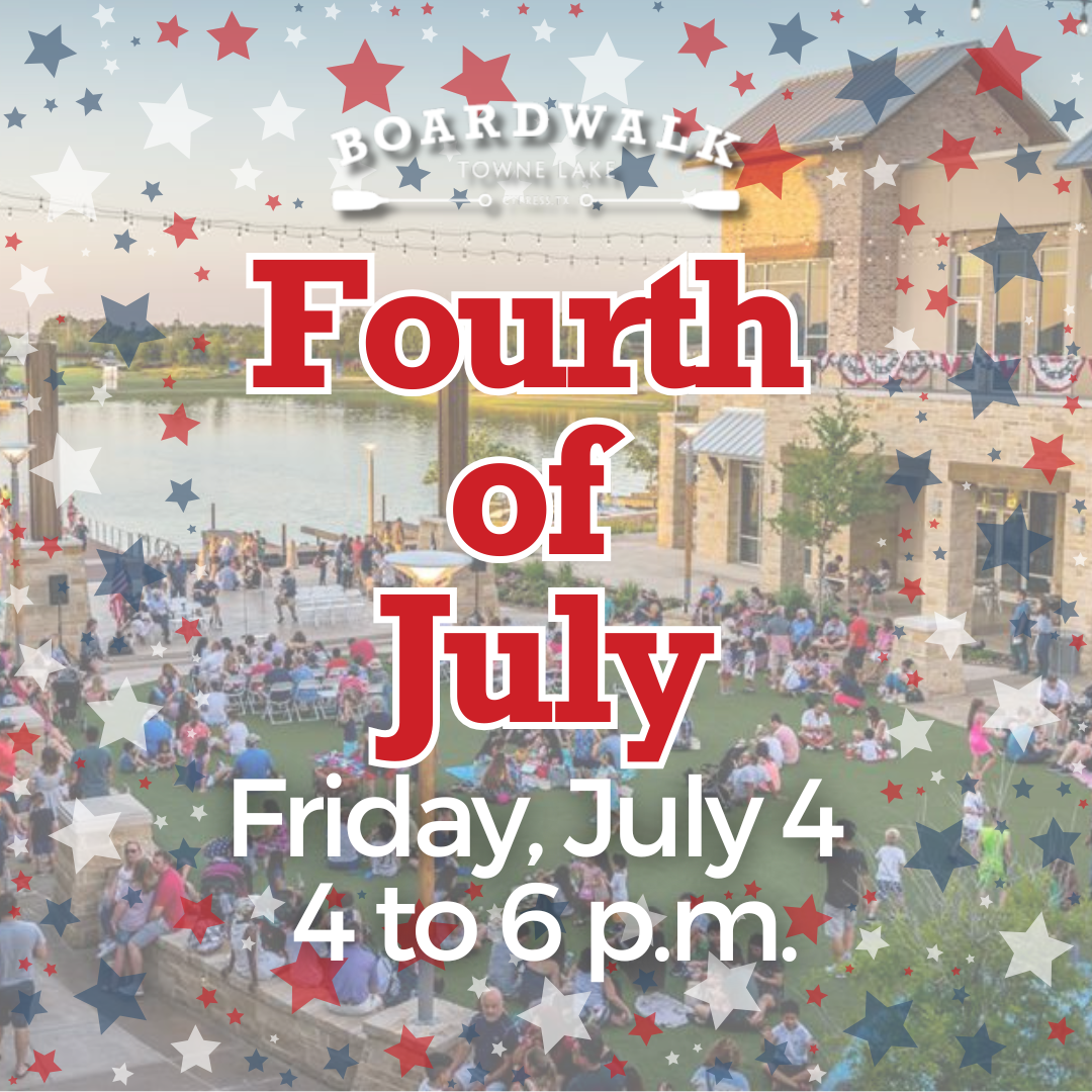 The Boardwalk at Towne Lake Fourth of July 2025
