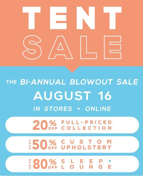 TRS Tent Sale