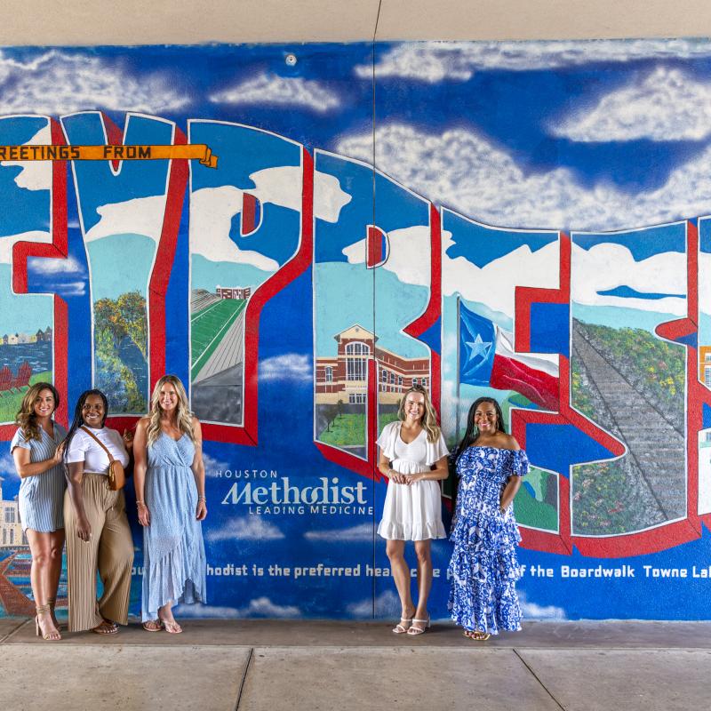 Houston Methodist Cypress Mural