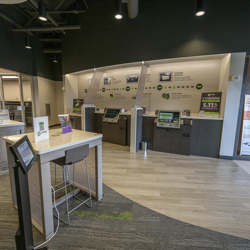 Cy Fair Federal Credit Union Interior